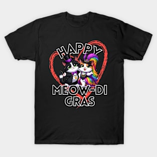 Happy Meow-di Gras T-Shirt